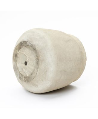 Sahara Stone Planter, 12" Round Cement