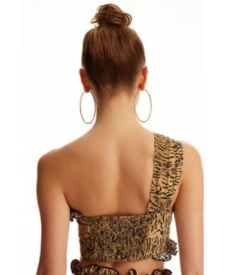 Women's Oasis Asymmetric Crop Bustier