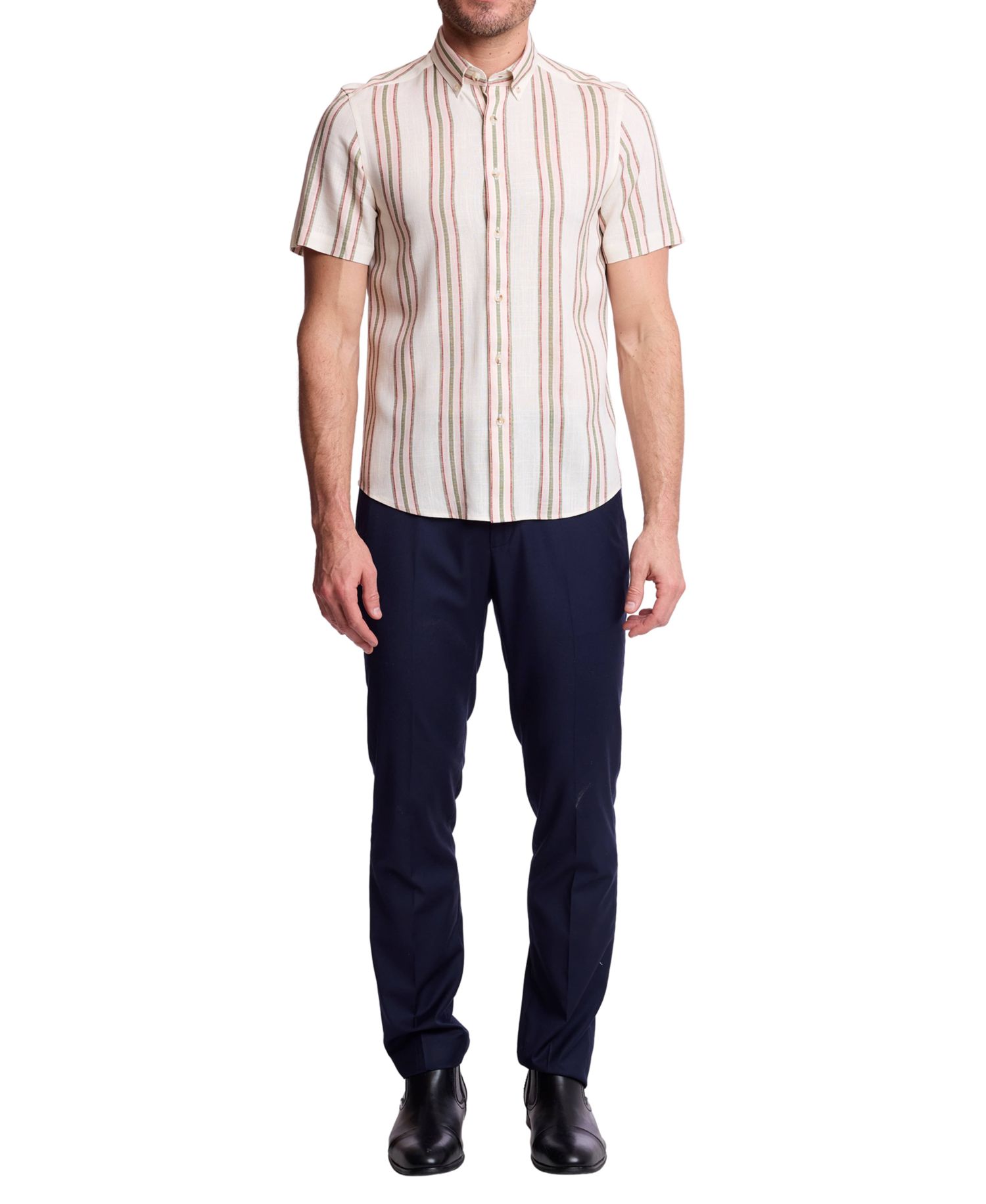 Men's Slim-Fit Collared Shirt