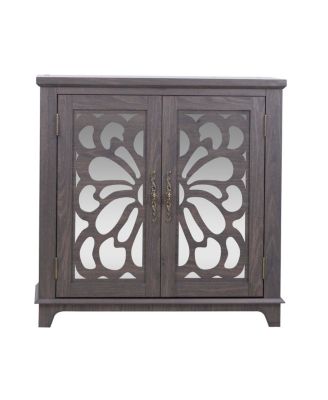 Elegant sideboard with 2 mirrored doors and storage
