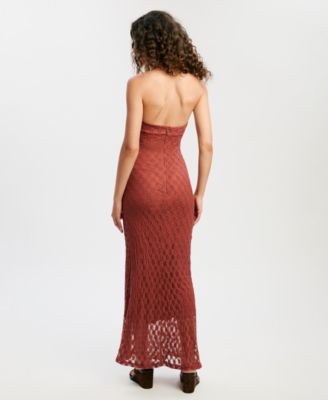 Women's Mariko Halter Neck Midi Dress