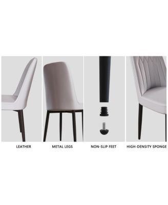 Expandable circular dining table set with 4 cushioned chairs.