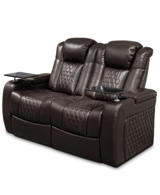 Power Recliner 2 PC, Top-Grain Nappa, Smart Charging, RGB LED