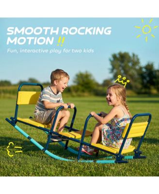 2 in 1 Teeter Totter Seesaw for Kids Age 3-8 for Indoor Outdoor