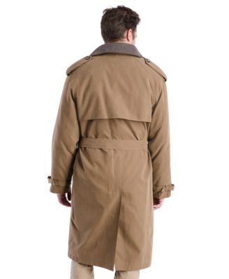Men's Classic Fit Iconic Belted Trench Raincoat