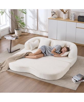 2-in-1 Foldable Sofa Bed, 70 Inch Convertible Sleeper