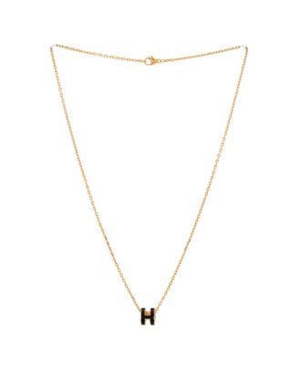 Pre-Owned HERMES Pop H Pendant Chain Necklace