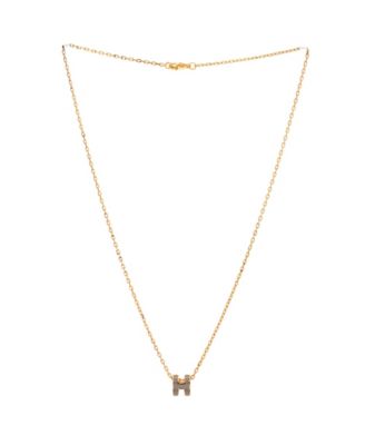 Pre-Owned HERMES Pop H Pendant Chain Necklace