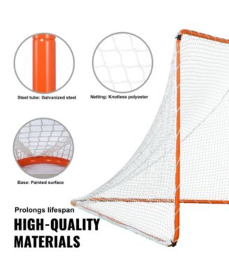 6 x 6 Ft Lacrosse Goal with Steel Frame and Carry Bag