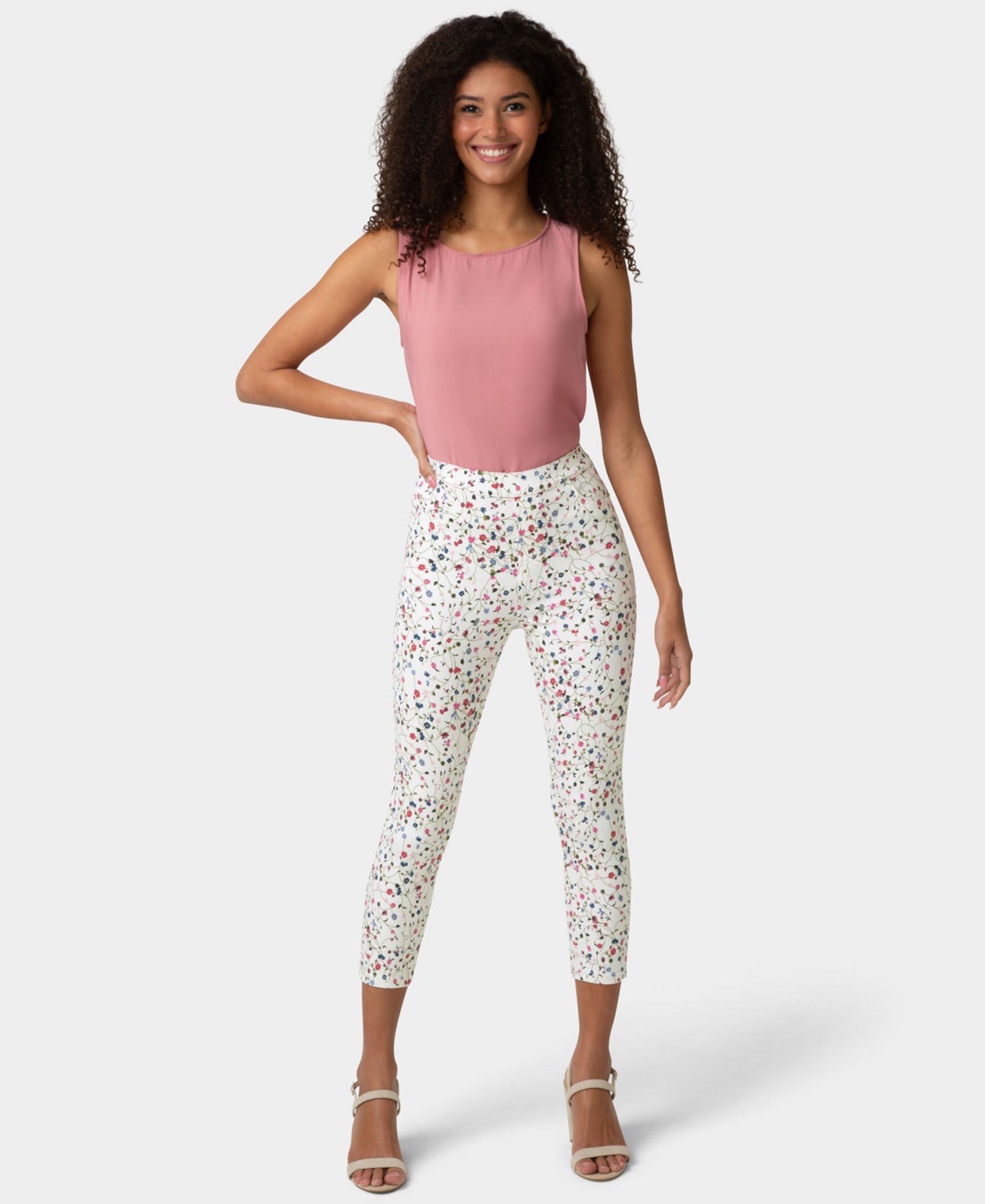 Women's Ultra Soft Denim High-Waist Capri Pant
