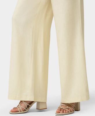 Women's Coastal Linen Palazzo Sleepwear Pant
