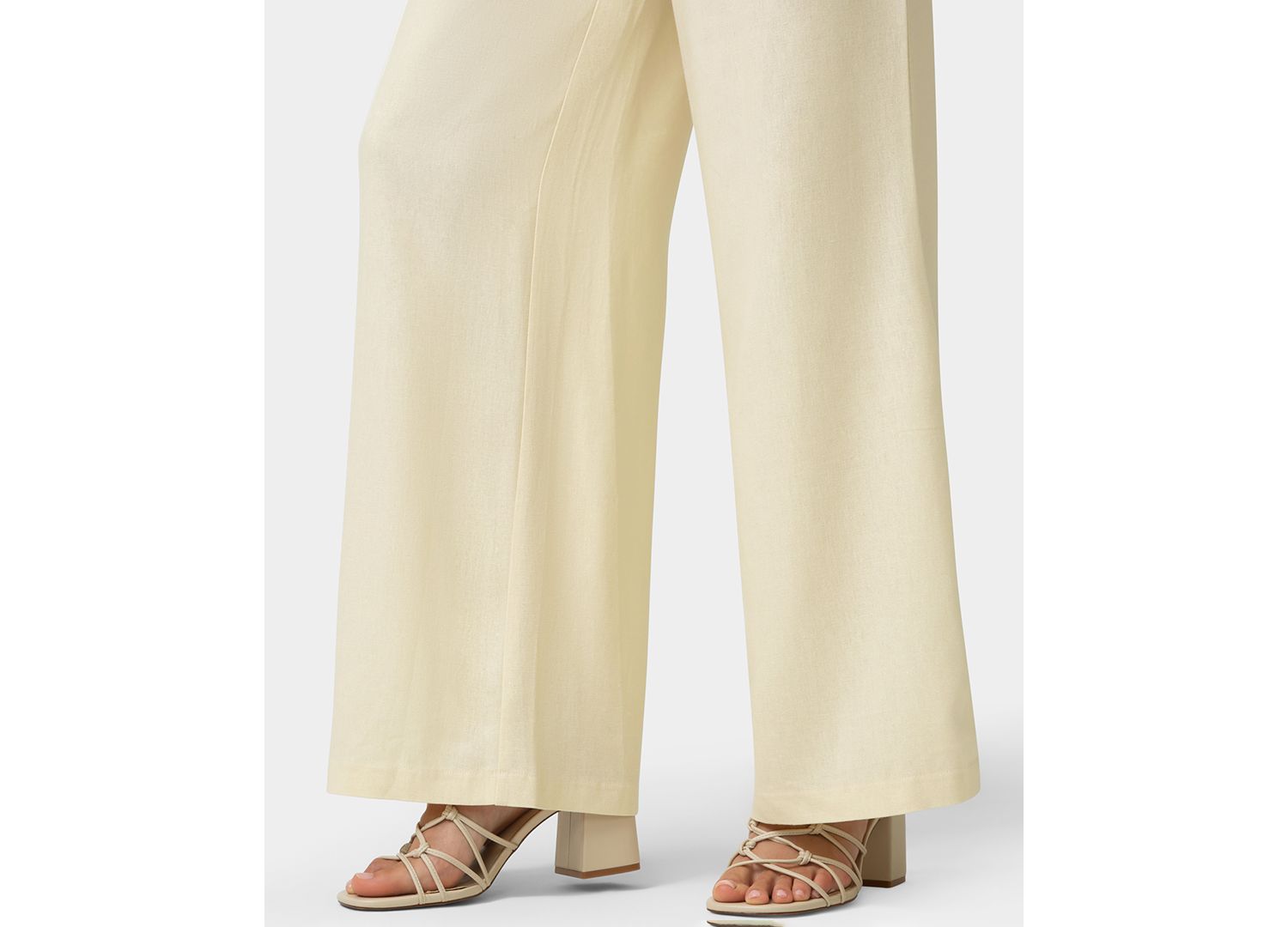 Women's Coastal Linen Palazzo Pant