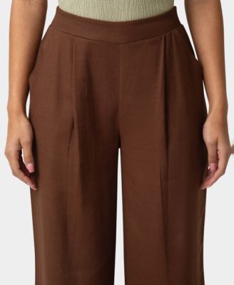 Women's Coastal Linen Palazzo Sleepwear Pant