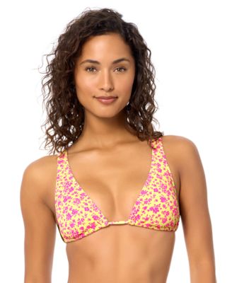 Women's Extended Slide Printed Swim Bikini Top