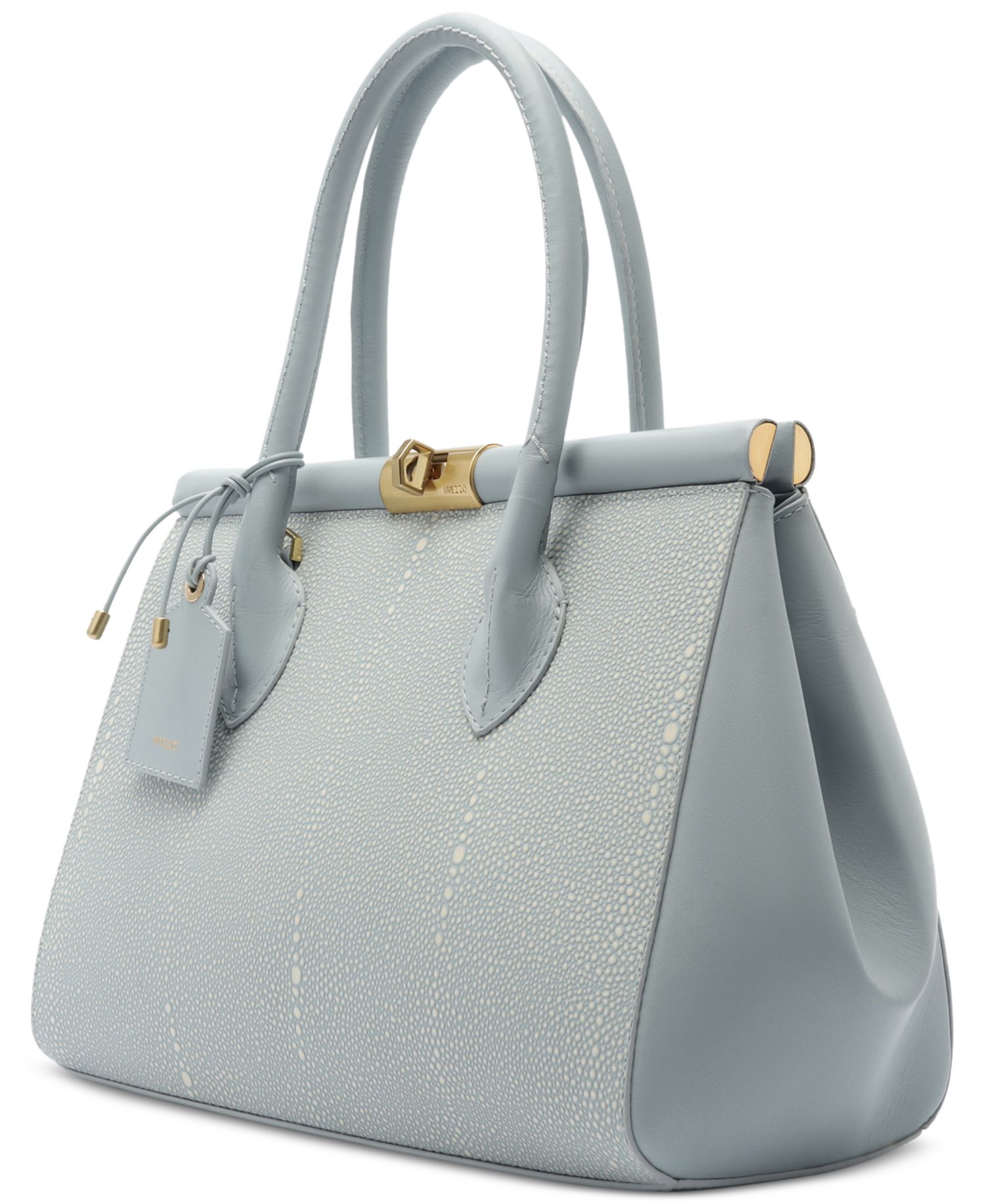 Morgan Medium Turn-Lock Tote Handbag