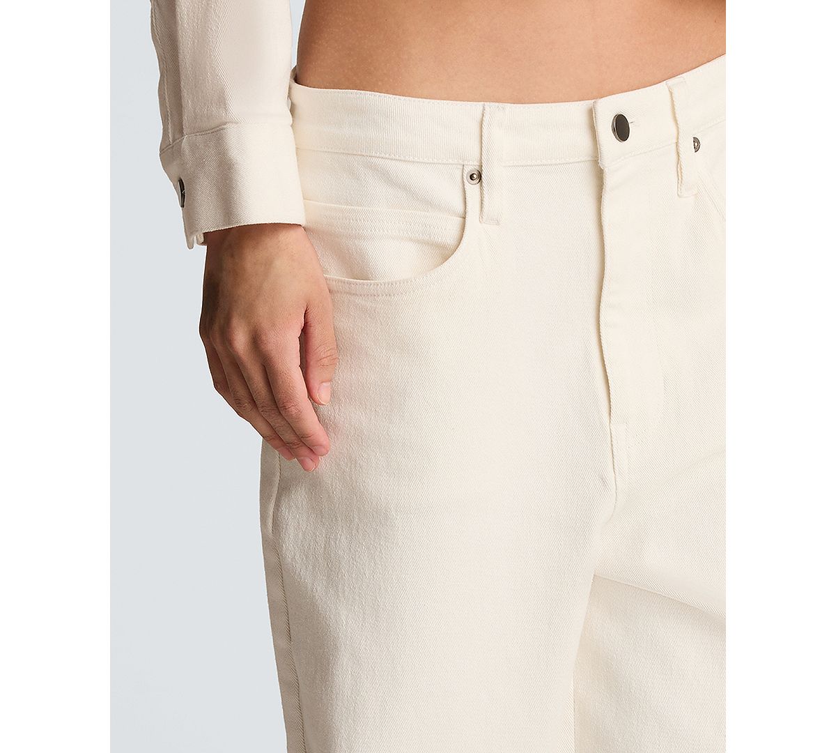 Kenneth Cole Women's Wide-Leg High-Rise Jeans view 7 — MAYCSS fashion products