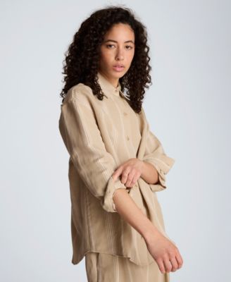 Women's Drop Shoulder Boyfriend Shirt