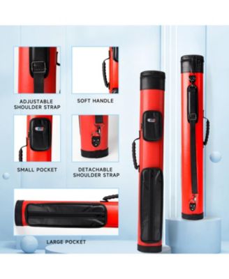 Oval Deluxe Hard Billiard Pool Cue Stick Carrying Case, Billiard Cue Case.