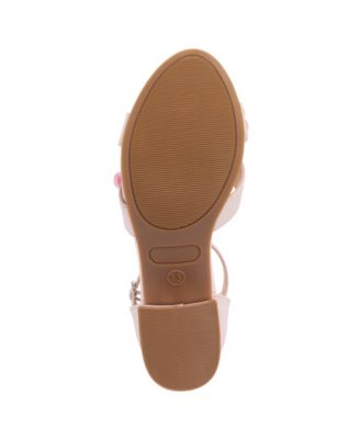 Girl's 1-13 Block Heel Sandals