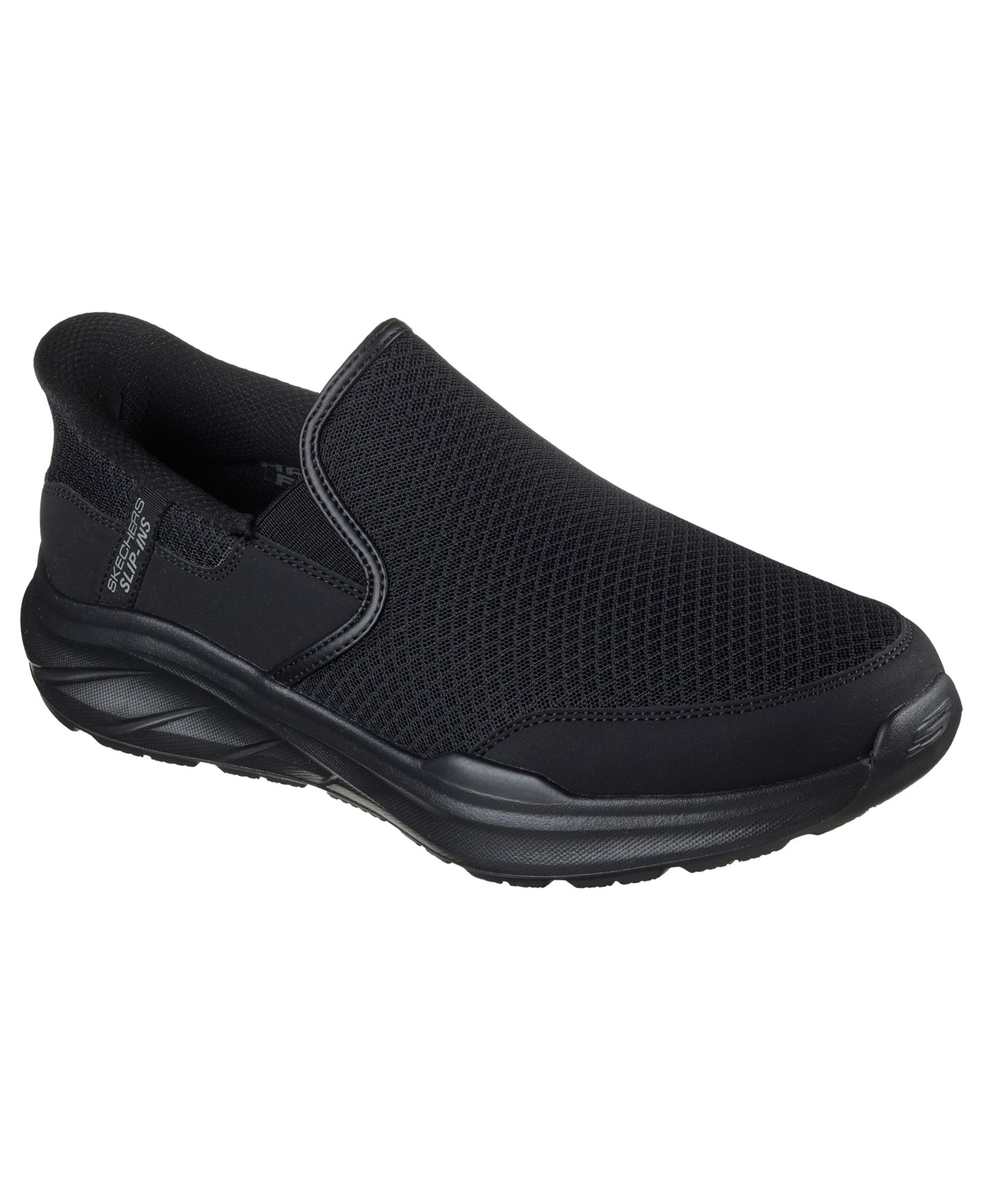 Мужские кроссовки Skechers Slip-Ins Relaxed Fit: Equalizer 6.0 - Stoaver Casual, цвет: Чёрный — фото 1