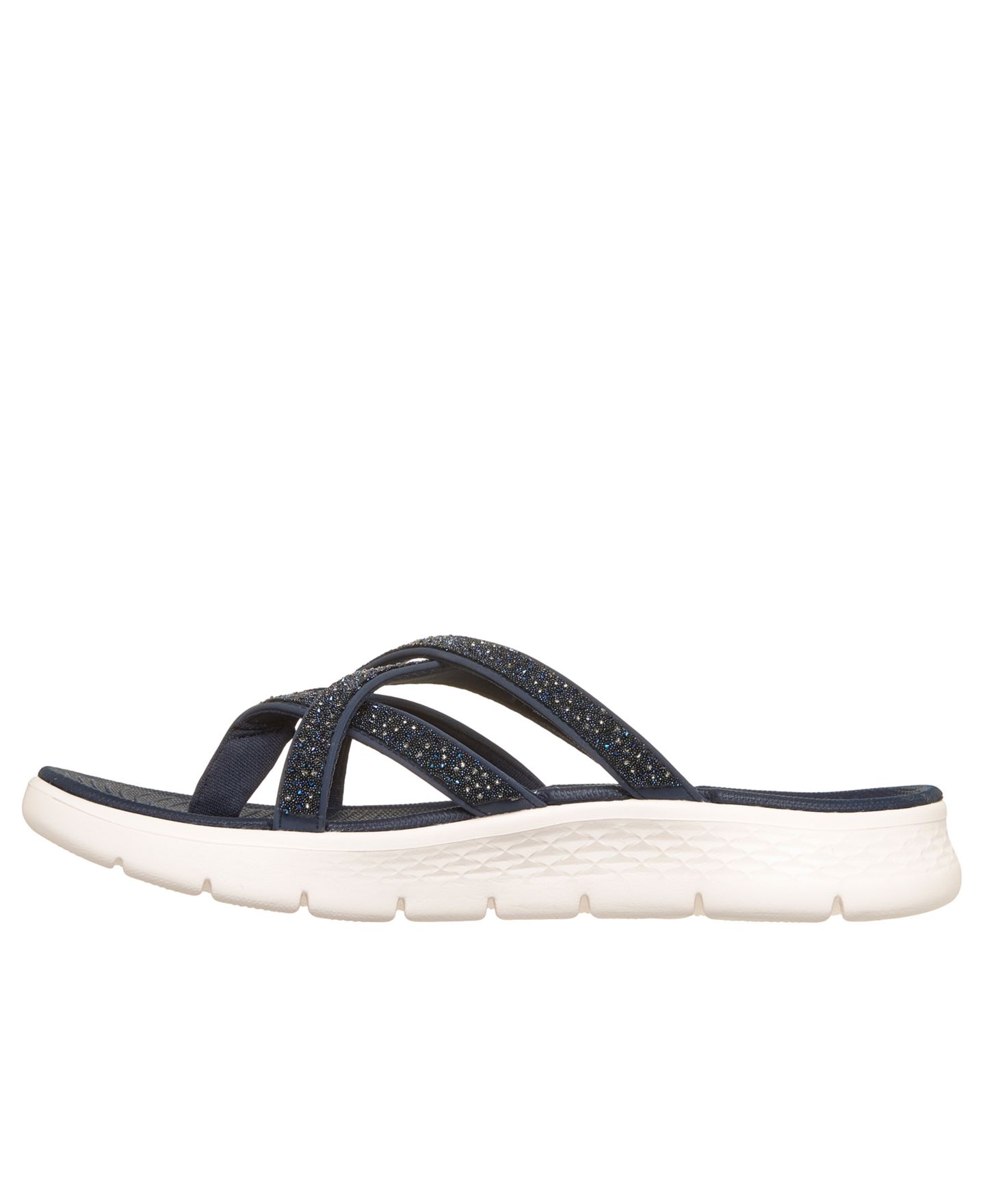 Женские сандалии Skechers GO Walk Flex Sandal - Starry Skies, цвет: Тёмно-синий — фото 3