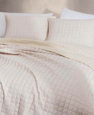 Signature Solid 3-Pc. Quilt Set, King