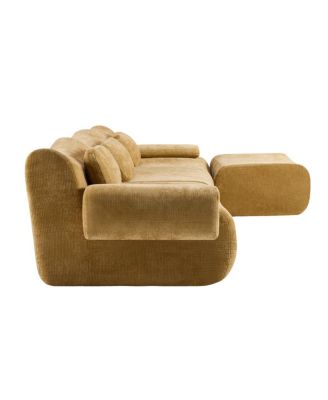 Modular Combination Armchair, Extra-Large Chenille Deep-Seat (3+1 Seater)