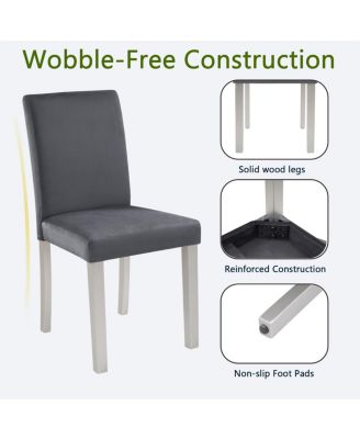 Dining Chairs Set of 4, Kitchen Chair with Padded Seat