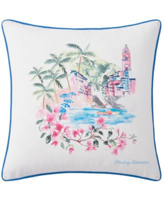 Scenic Cotton Decorative Pillow, 20" x 20"