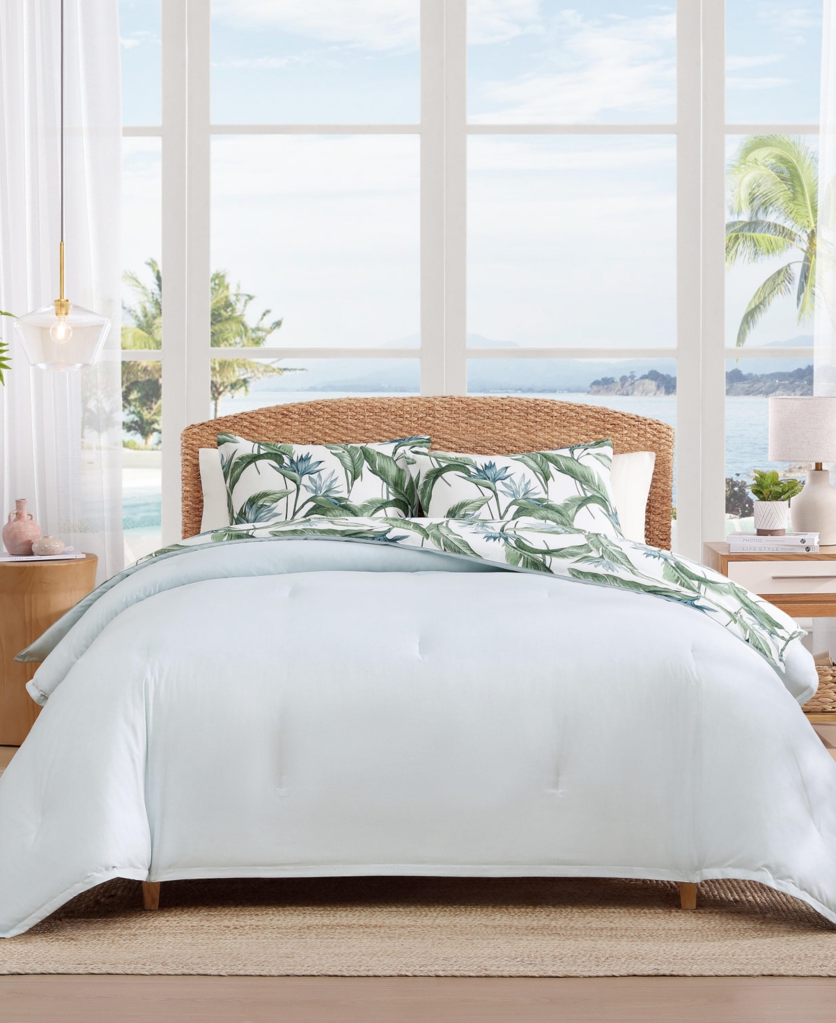Tommy Bahama Home Birds of Paradise Cotton 3-Pc. Comforter Set