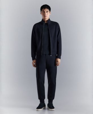 Men's Regular-Fit Technical Zip-Up Sweatshirt