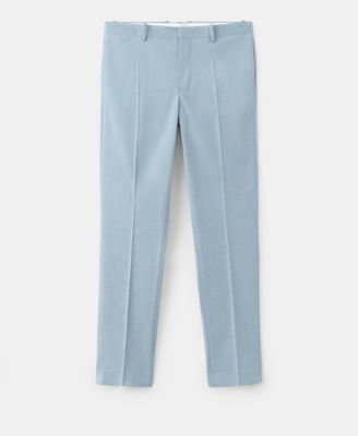 Men's Stretch Fabric Super Slim-Fit Suit Pants