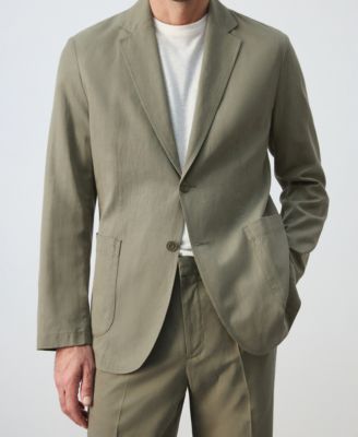 Men's Linen-Lyocell Blend Slim-Fit Suit Blazer