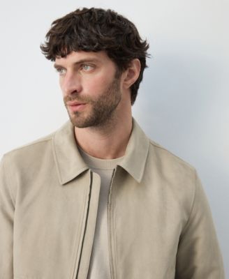 Men's Suede Effect Jacket