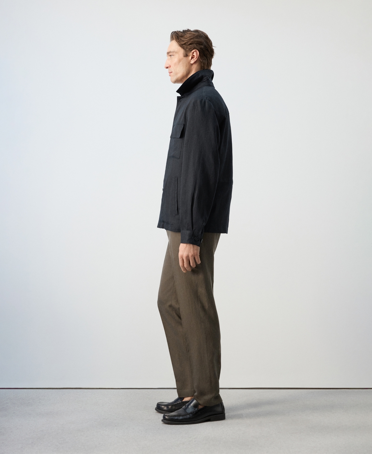 Mango Men's Ruched-Back Lyocell Jacket