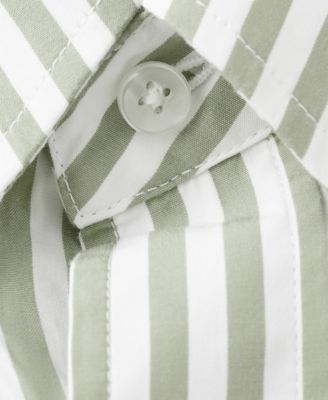 Men's Cotton Regular-Fit Striped Shirt