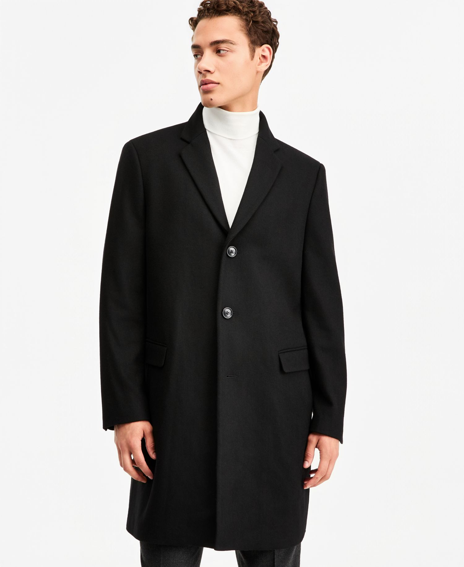 Men's Classic-Fit Batten Overcoat