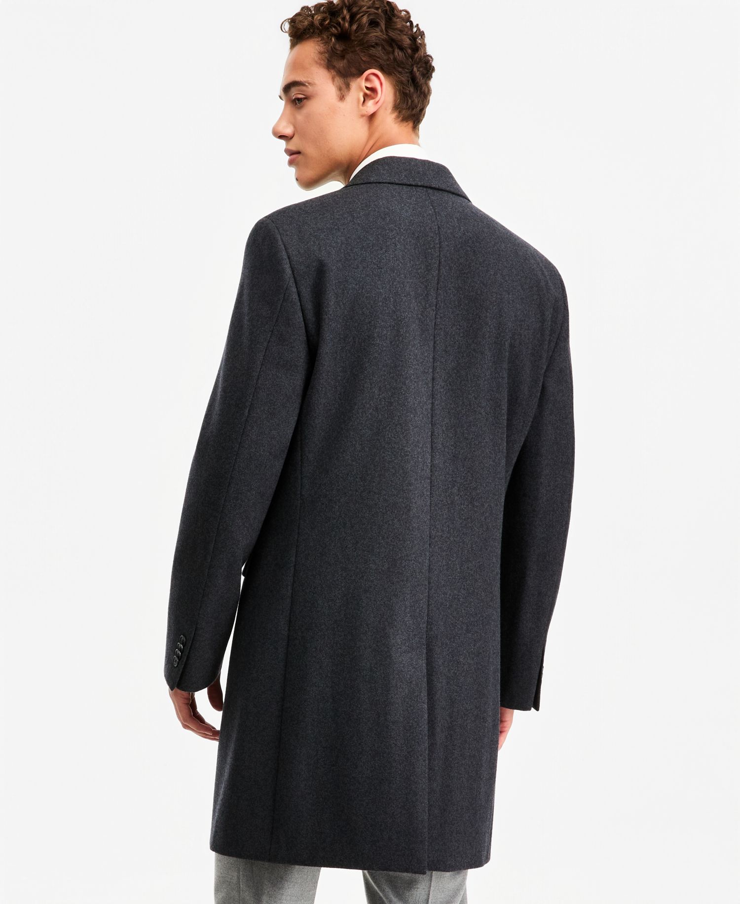 Men's Classic-Fit Batten Overcoat