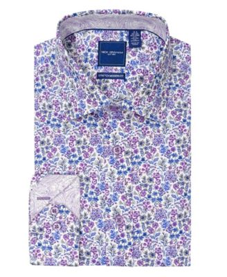Men's Brighton Floral Print Dress Shirt