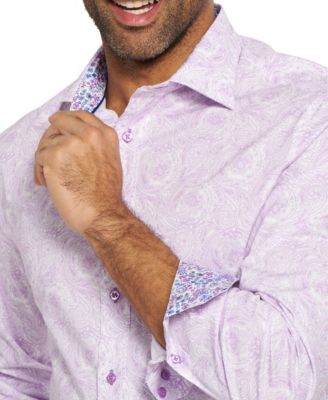 Men's Fenway Paisley Spread Collar Dress Shirt