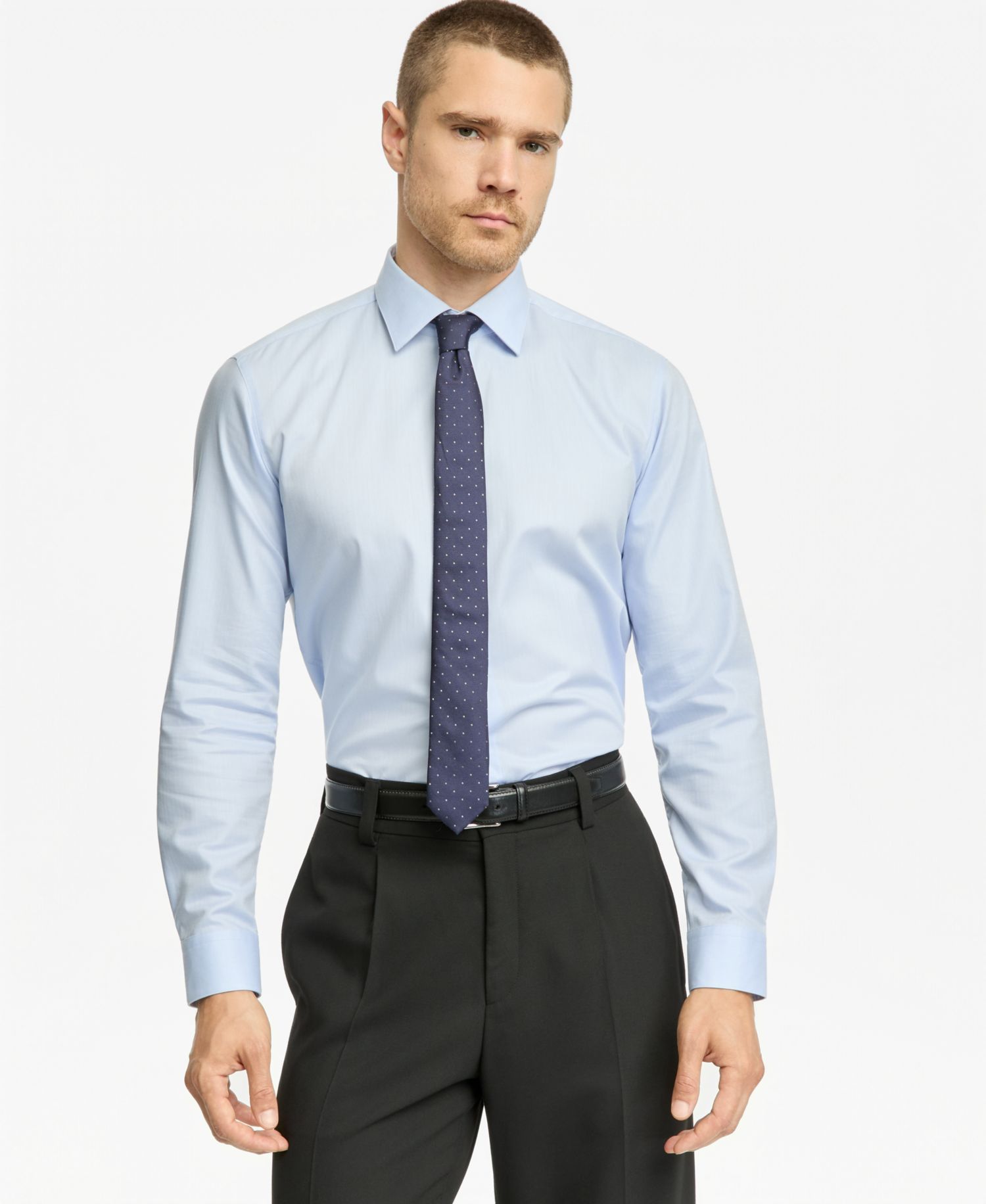 Men's Dot Skinny Silk Tie