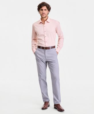 macys alfani dress shirts Alfani Men's Solid Regular-Fit Dress Shirt, Macy's Exclusive