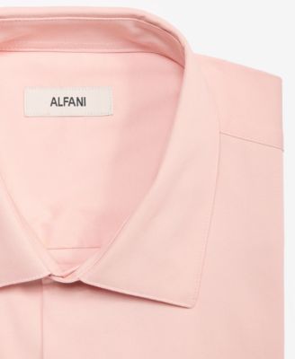 alfani dress shirt size chart Alfani Men's Classic-Fit Short-Sleeve Button-Up Pocket Shirt, Neo Navy, S