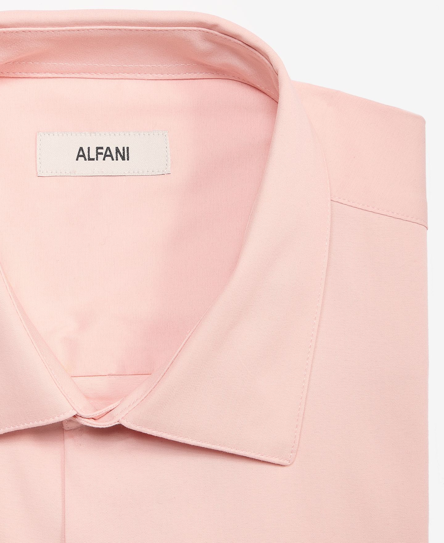 Мужская рубашка Alfani Slim-Fit Solid Dress Shirt, цвет: Абрикосовый — фото 6