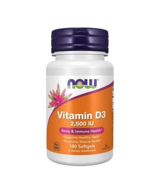 Vitamin D3,2500 IU,180 Softgels