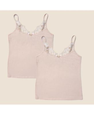 Women's Luna Lace Cotton Cami 2PK