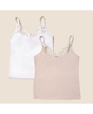 Women's Luna Lace Cotton Cami 2PK