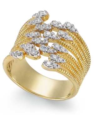 image of Diamond Statement Ring (1/3 ct. t.w.) in 14k Gold