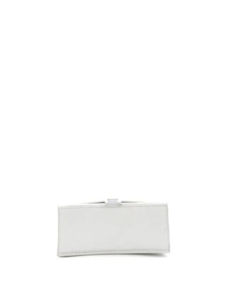 Small Hourglass Top Handle Bag Leather