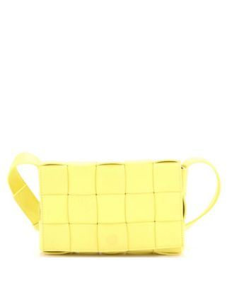 Small Cassette Crossbody Bag Maxi Intrecciato Leather